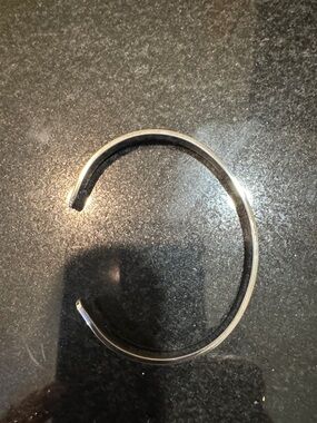 Silver Inspirational Cuff Bracelet with Sun Accent. OS.